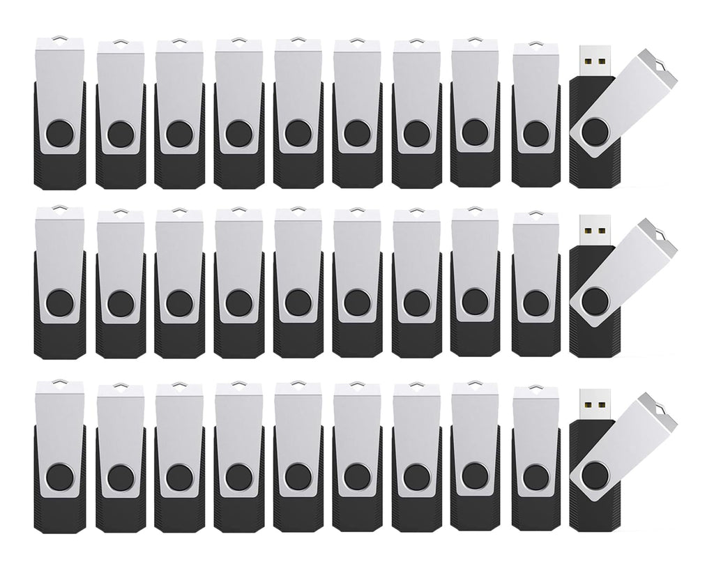 (Not 128GB) 128MB Flash Drives 100 Pack, Wooolken USB 2.0 Thumb Drive with Lanyards Bulk USB Sticks for Weddings,Office, School, Data Storage Backup