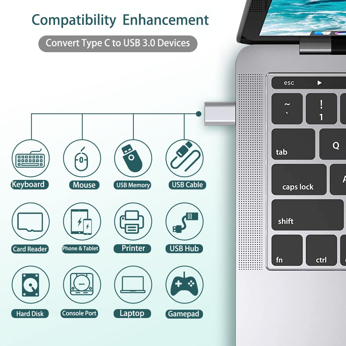 CISSOOK Compatible with MacBook Air 13 inch Case M2 M3 M4 M5