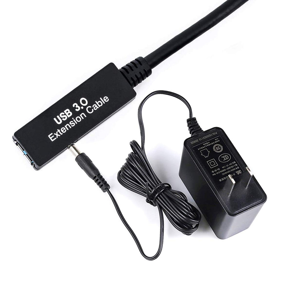 S.H.Y SPRUCES 33FT USB 3.0 Active Extension Cable,USB Extension Cord A-Male to A-Female,Compatible with Oculus Quest 3 VR,Headset,Hard Drive,Printer,Webcam,Scanner,PS4 More