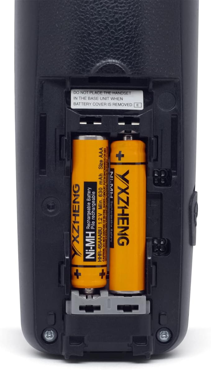 AAA Battery 8PCS 1.2V 630mAh NI-MH Rechargeable HHR-65AAABU for Panasonic Cordless Phone (8X HHR-65AAABU)