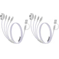 2 Pack Charging Cable for Apple Watch Charger/Samsung/iPhone Charger,Car/Office/Camping/Travel Essentials,Type C Cable Cord for iWatch Ultra/10-2/iPhone 16-11/Samsung S25-S20,iPad,airPods-Purple
