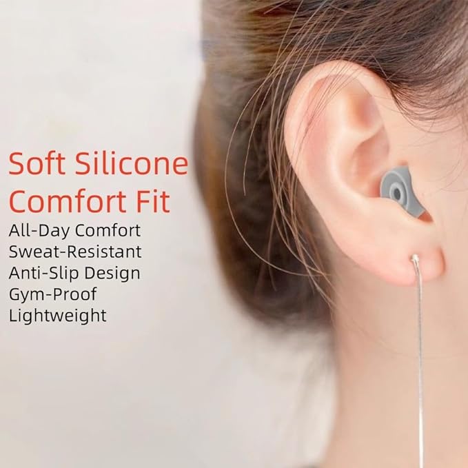 Replacement Ear Tips for Beats Fit Pro, Beats Studio Buds+, Beats Studio Buds, Beats Solo Buds Silicone Earbuds Washable Noise Isolation, Fit in The Charging Case, 6 Pairs S/M/L (White)