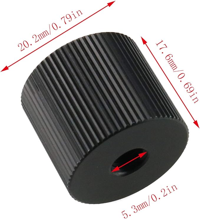 E-outstanding Tripod Nut 2PCS 1/4"-20 to 1/4"-20 Barrel Connection Mounts Nuts for Articulating Arms Tripod Rigs Replacement