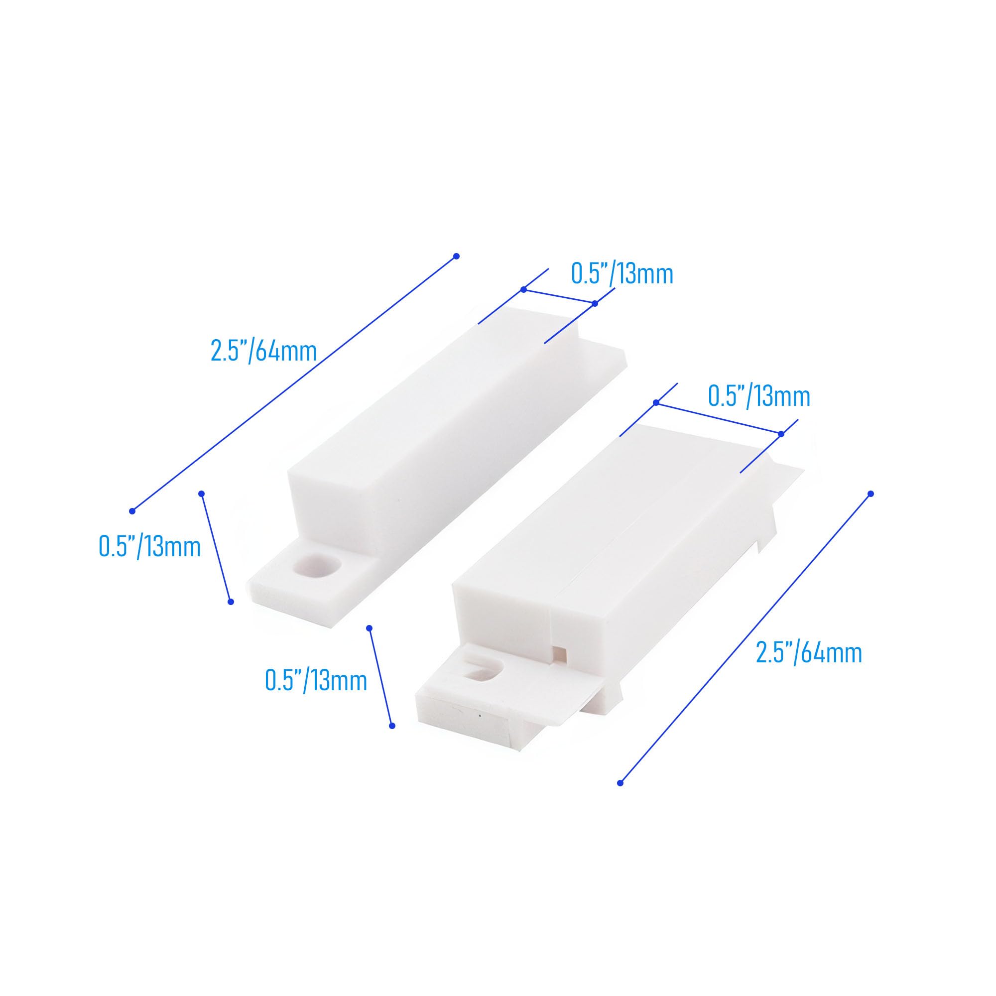 FOCMKEAS Magnetic Reed Switch Surface Mount, NC/NO, 3 Wire, PVC, MC-31