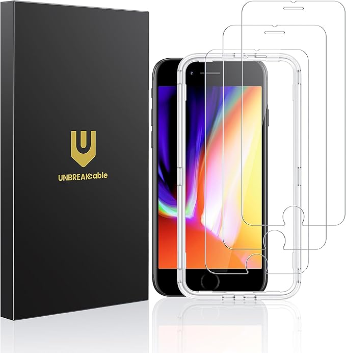 UNBREAKcable 3-Pack Screen Protector for iPhone 16e Tempered Glass