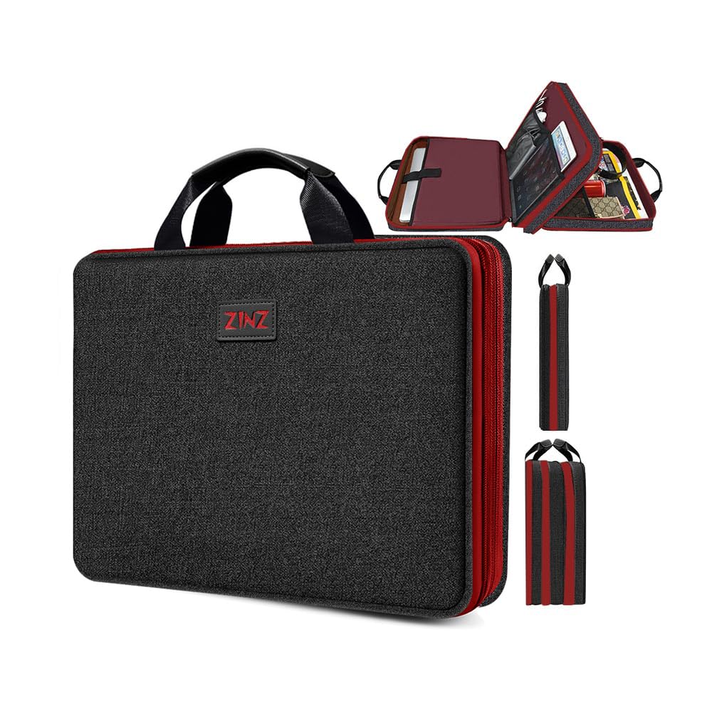 ZINZ Expandable Laptop Case 15.6 Inch Sleeve, Protective Carrying Case Compatible with MacBook Neo 16", MacBook Pro 16"/15.4", Dell XPS 16" and Most 15" 15.6" 16" Notebook，G01DG01