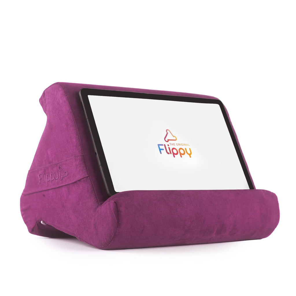 Flippy Original Tablet Pillow Stand & iPad Holder, Gift for Book Lovers & Readers, Multi-Angle Stand with Storage for Lap, Desk & Bed, Compatible with Kindle, Fire, iPad & Samsung, I Wanna Go to Miami
