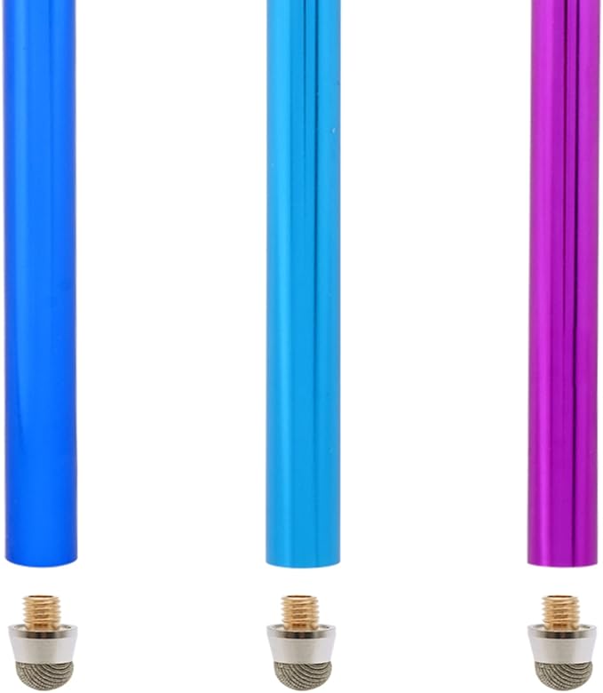The Friendly Swede Stylus Replacement Tips for Extra Long Fiber Stylus Pen — 10-Pack Tips with Touchscreen Cleaning Cloth