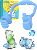 Cell Phone Stand Thumbs Up Lazy Phone Holder for Desk: Back to School Supplies Gifts for Teen Boys Kids Girls Men Women 2025 Birthday Funny Gadgets Who Have Everything Christmas Stocking Stuffers Cute