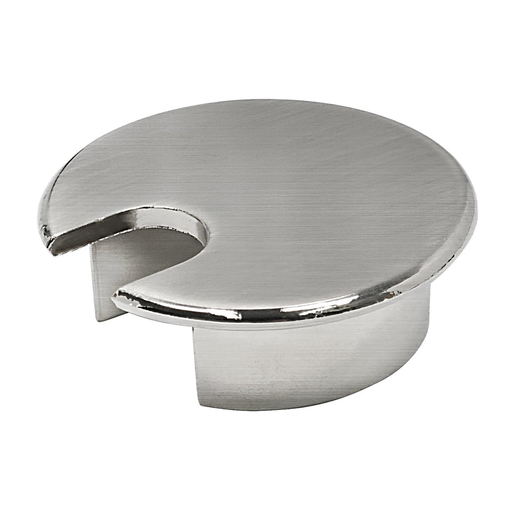 BOPOREAE Zinc Alloy Desk Grommet 1-3/8" (35 mm), Desk Cord Hole Cover