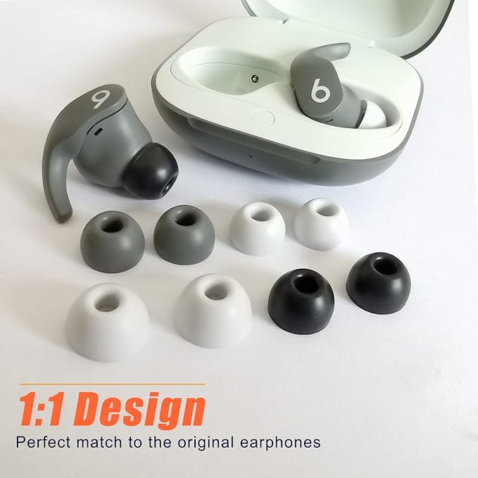 Silicone Ear Tips for Beats Fit Pro/Beats Studio Buds Eartips Replacement for Beats Earbuds 6 Pairs LMS Purple