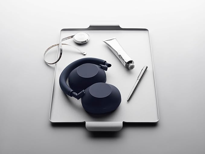 Sony WH-1000XM6 The Best Wireless Noise Canceling Headphones, HD NC Processor QN3, 12 Microphones, Adaptive NC Optimizer, Mastered by Engineers, Studio-Quality, 30-Hour Battery, Midnight Blue