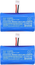 Cameron Sino (2PCS) Replacement for Ver'ifone X970 X990 Battery,fits SX18650-2S1P 2300mAh/7.4V