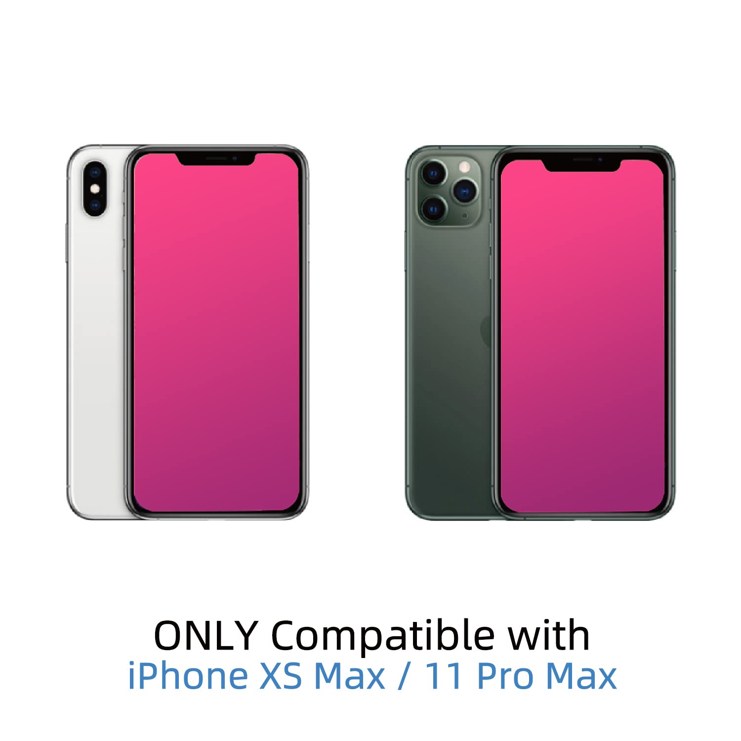 EGKimBa Privacy Screen Protector compatible with iPhone 11 Pro Max/iPhone XS Max, 6.5 inch Gradient Colorful Electroplated Anti-Spy Anti-Blue Light Easy Installation Tempered Glass