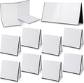 Zhanmai 4 Pcs Folding Blank Game Board, 18" x 18" DIY Create Make Your Own Game Board, Blank Quad Fold Dry Erase Battle for Family School Classroom DIY Activities