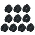 EASYEAH 10Pcs Desk Grommet, 1" (25mm) Black Silicone Cord Hole Cover