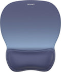 TECKNET Gel Mouse Pad with Wrist Rest, Ergonomic Office Mousepad with Wrist Support - Non-Slip & Smooth Surface Comfortable Desk Accessories Mat for Office, Gaming and Study - Gradient