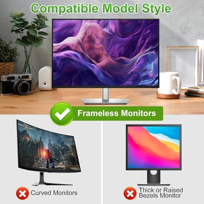 Magnetic Computer Privacy Screen Filter 21.5 Inch, Removable Hanging Aluminum Alloy Privacy Shield for 16:9 Widescreen Monitor, Anti Spy Anti Scratch Anti Glare Blue Light Screen Guard