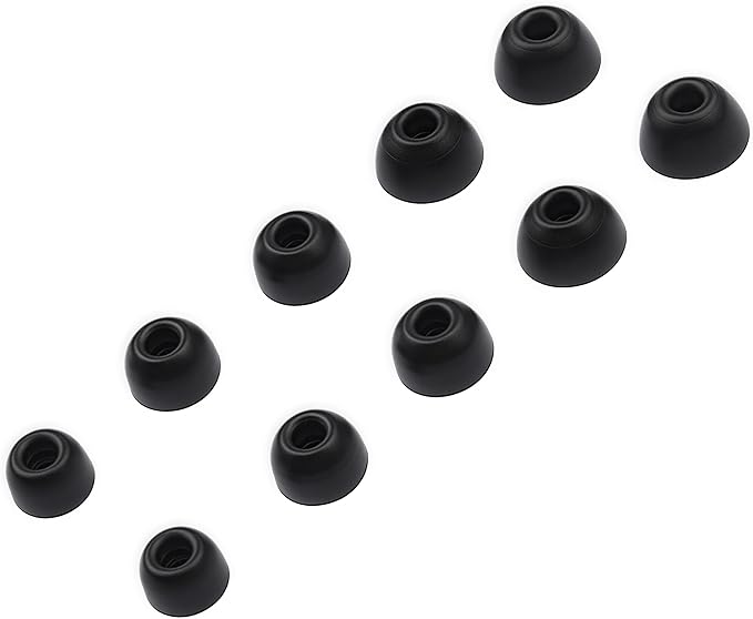 Powerbeats Pro 2 Replacement Ear Tips 5 Pairs - Designed Exclusively for Beats Powerbeats Pro 2 (2024), Not Fit Pro 1st Gen - Sport Anti-Slip Silicone Earbud Tips, Secure Gym/Running Fit -Black