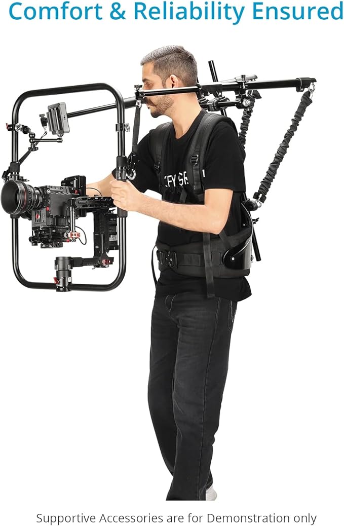 Proaim Hawk Lite Body Support Stabilizing Vest Rig for Camera Gimbals. Payload 5kg / 11lb - 15kg / 33lb. (ST-LHWK-01)