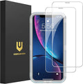 UNBREAKcable Screen Protector for iPhone 11/iPhone XR [2-Pack], Double Shatterproof Tempered Glass [Easy Installation Frame] [9H Hardness] [99.99% HD Clear] [Bubble Free] for iPhone 6.1 Inch
