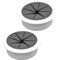 BOPOREAE 2 Pcs Desk Grommet 2-1/16" (53mm), Desk Hole Cover for Cables