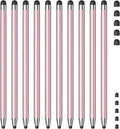 Stylus (10Pcs), Stylus Pen for Touchscreen, High Precision and Sensitivity Stylus Pen for Android Smartphone and Tablets, Compatible with All Capacitive Touch Screen (Pink)