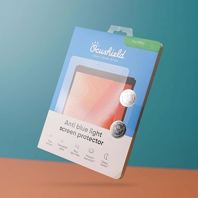Ocushield Anti Blue Light Tempered Glass Screen Protector for Apple iPad Mini 6 (8.3") - Blue Light Filter for iPad - Anti Glare - Protect Your Eyes & Improve Sleep