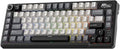 RK ROYAL KLUDGE L75 Gasket Mount Mechanical Keyboard w/Knob/Macro Keys & Touchable Nameplate, Tri-Mode 75% TKL Wireless Keyboard BT/2.4G/USB-C, Hot Swappable, Pro Software, Massive 8000mAh Battery