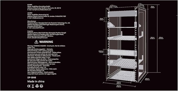 GeeekPi 12U Server Cabinet, 10 inch Server Rack for Network, Servers, Audio, and Video Equipment, DeskPi RackMate T2 Rackmount, 10.23 inch Depth