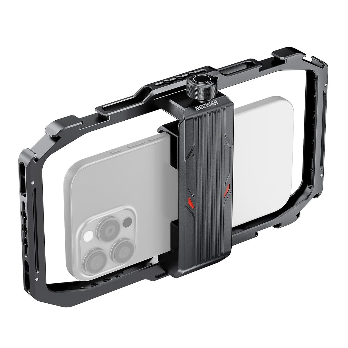 NEEWER Universal Phone Cage Video Rig with Bluetooth Shutter Side Handle