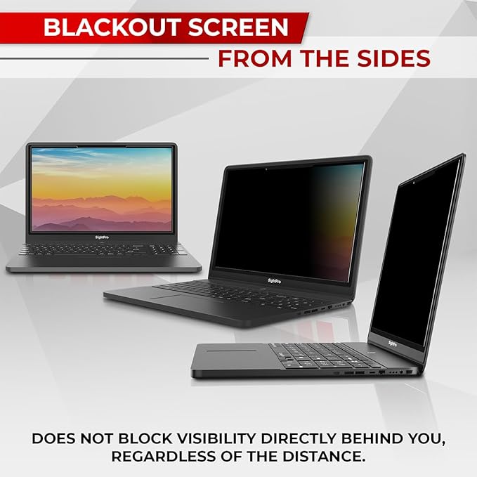 Magnetic Laptop Privacy Screen 13.3 Inch 16:10 - Removable Computer Privacy Filter Shield and Protector