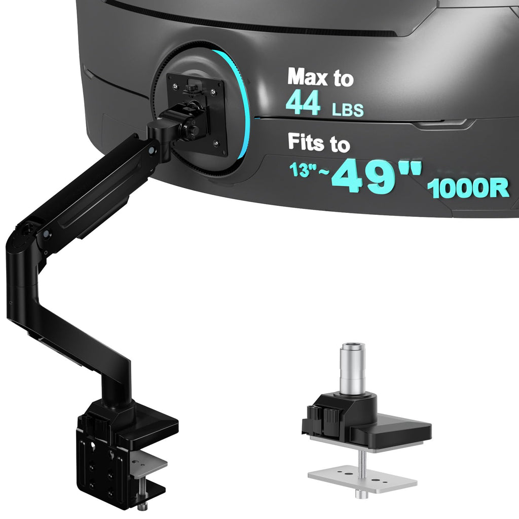 WALI Stacked Triple Monitor Mount for 13-34 inch Screens, 19.8 lbs per Arm