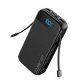 LENGSUM Portable Charger 32000mAh 22.5W Built-in Cables USB C Fast Charging
