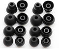 Replacement Ear Tips for Beats Urbeats2.0 Tour2.0 ibeats Beats x, Beats Flex Secure Fit for Powerbeats Pro Silicone Earbuds Washable Sweat-Resistant Noise Isolation 8 Pairs (Black)