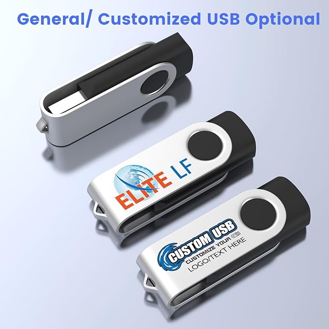 ABLAZE 2GB USB Flash Drive 100 Pack, USB 2.0 Thumb Drives Bulk Memory Sticks Pendrives 100PCS (Mixcolors)