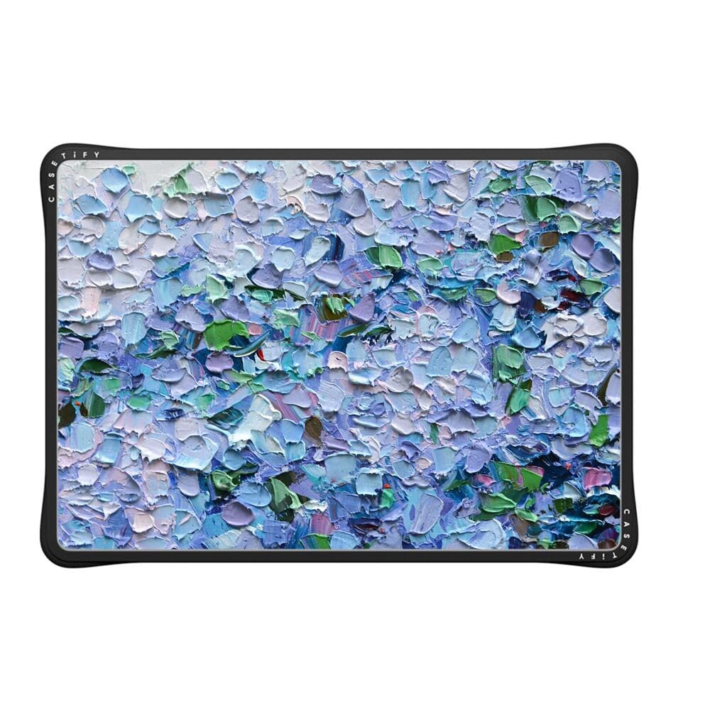 CASETiFY Impact MacBook Air 13.6" (M2-M5) Case [Cushioned Impact Corners/Scratch-Resistant/Anti-Slip Grip] - Clear Black