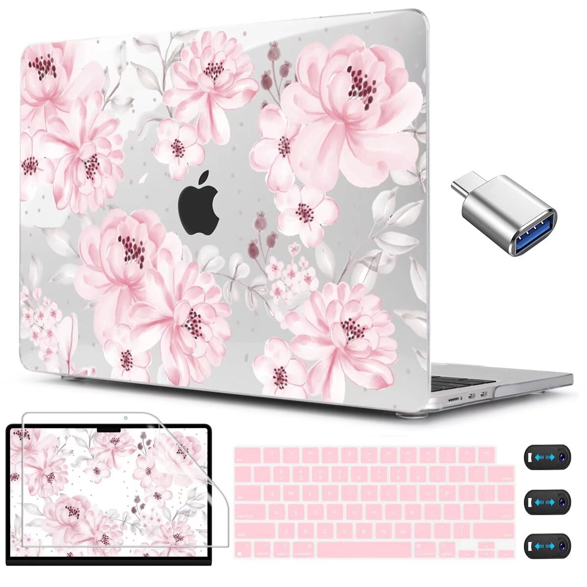 CISSOOK Compatible with MacBook Air 13.6 inch Case M2 M3 M4 M5 Ocean