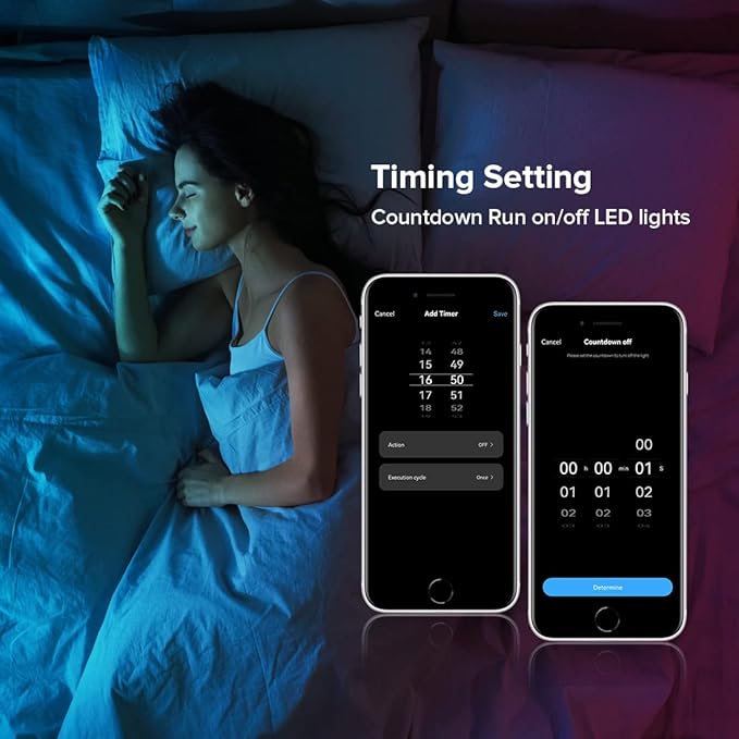 BTF-LIGHTING C03W RGB PWM SMD FCOB (+ R G B) 4PIN LED Strip 2.4GHz Tuya WiFi Group Controller Alexa Google Home Smartphone APP Control Compatible with WR01RF RC03RFB RC04RFB RC05RFB Remote