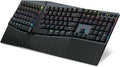 Perixx PERIBOARD-835RD Wireless Ergonomic Mechanical Keyboard - RGB Backlit - Low-Profile Red Linear Switches - Multi-Device Connection - Compatible with Windows and Mac OS X - US English