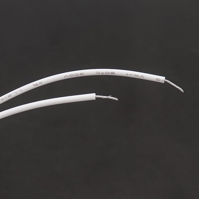 10PCS Recessed Wired Security Window Door Contact Sensor, Normally Closed NC, Door Alarm Magnetic Reed Switch with 2 Wire, ABS White, RC-34A