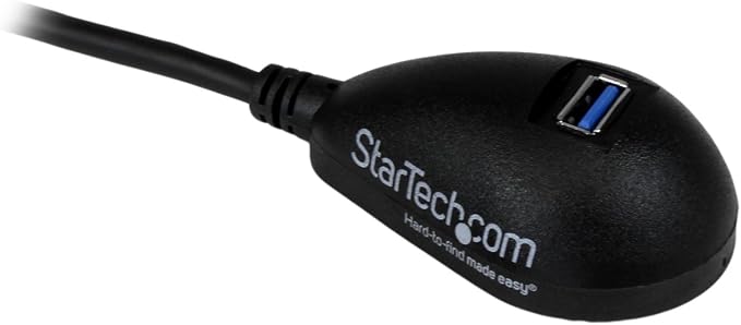 StarTech.com 5 ft Desktop SuperSpeed USB 3.0 Extension Cable - A to A M/F - USB extension cable - USB Type A (M) to USB Type A (F) - 5 ft - black - USB3SEXT5DSK
