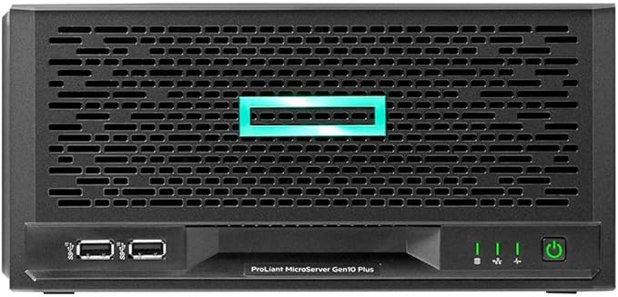 Hewlett Packard Enterprise HPE ProLiant MicroServer Gen10 Plus v2 Ultra Micro Tower Server, Xeon E-2314 4-Core 2.8GHz, 32GB DDR4 Memory, 8TB SSD Storage, iLo, Windows Server 2022 Standard