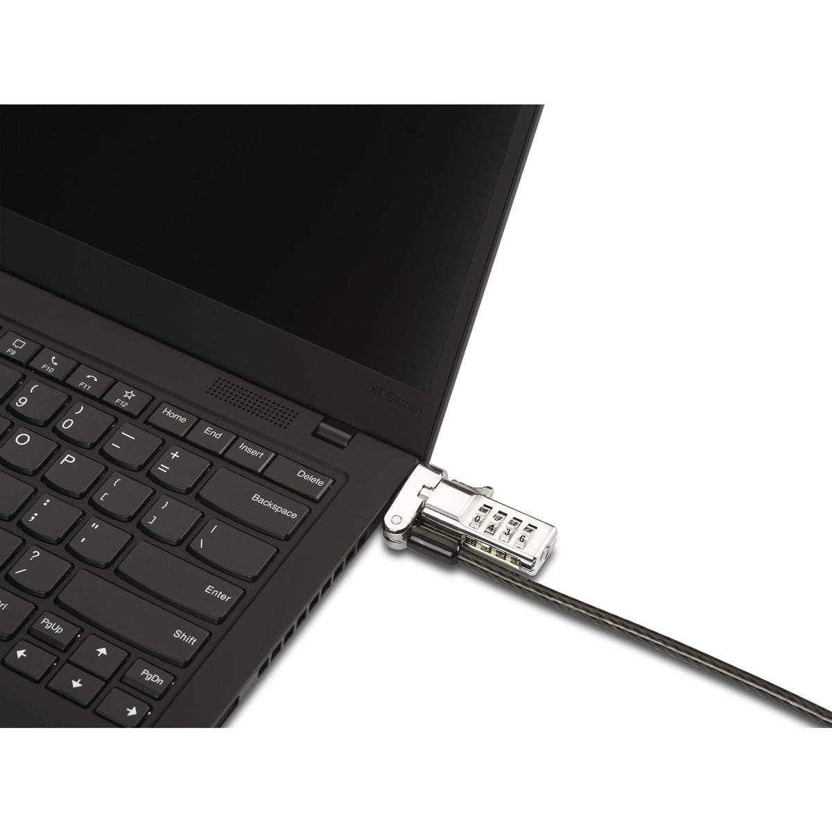Kensington Universal 3-in-1 Combination Laptop Lock, Computer Security Locking Cable - Resettable Version (K62316WW), Black
