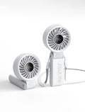 JISULIFE Portable Handheld Fan Life7: 3-in-1 Hand, Desk & Neck Fan-Gery