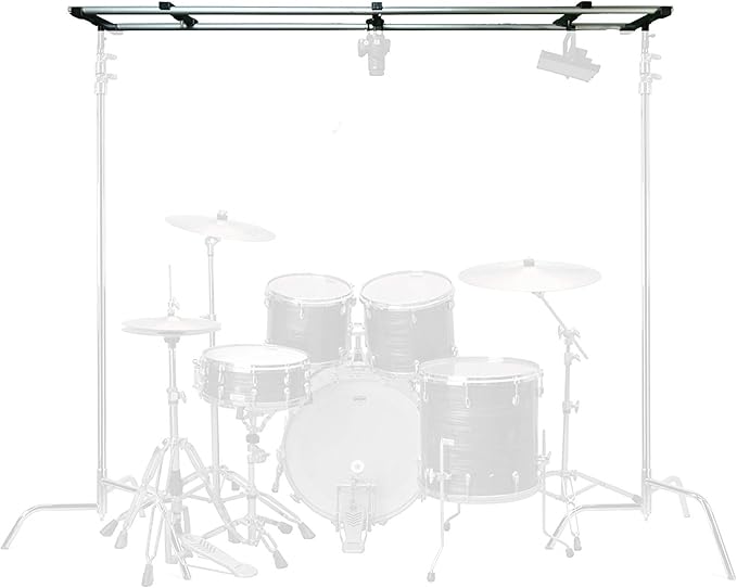 Glide Gear OH 150 Overhead Rig – for Camera, Lights – 4–12ft Modular Platform, Tripod/C-Stand Mounted, 20 lb Capacity