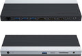 WAVLINK USB C Docking Station 3 Monitor with 100W PD, USB-C Laptop Dock Triple Display for Dell Hp Lenovo Windows, Type C Adapter Hub - Dual HDMI, DisplayPort, Ethernet, 4 USB3.0, SD/TF Slot, Audio