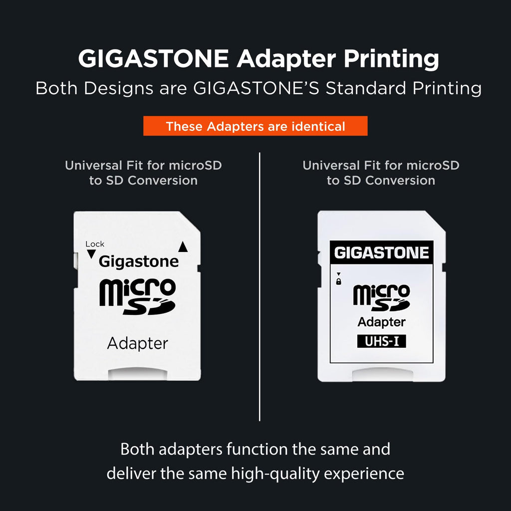 GIGASTONE 512GB Micro SD Card, for Surveillance, Security Camera, Action Camera, Drone, 100MB/s, A1 V30 4K Video Recording MicroSDXC Memory Card UHS-I Class 10