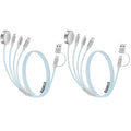 2 Pack Charging Cable for Apple Watch Charger/Samsung/iPhone Charger,Car/Office/Camping/Travel Essentials,Type C Cable Cord for iWatch Ultra/10-2/iPhone 16-11/Samsung S25-S20,iPad,airPods-Blue