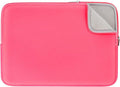 RAINYEAR 15 Inch Laptop Sleeve 15" Protective Soft Case Padded Carrying Cover Specially Compatible with 15.4" MacBook Pro/Air A3241 A2941 A3114 A1938 A1707 A1990 (Bright Pink, Upgraded Version)